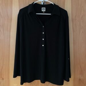 Anne Klein Long Sleeve Top